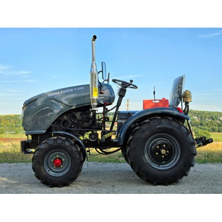 Мінітрактор TERRA FORCE 252XL із польським плугом, фрезою 140 см, подвійною гідравлікою, ціна, доставка
